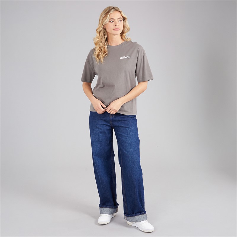 Bench Dame Reisy T-Shirt Charcoal