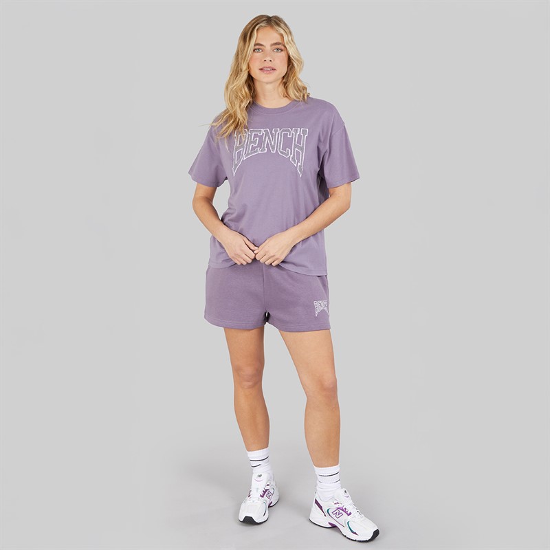 Bench Dame Loanne Fleece Shorts Dusted Grapes