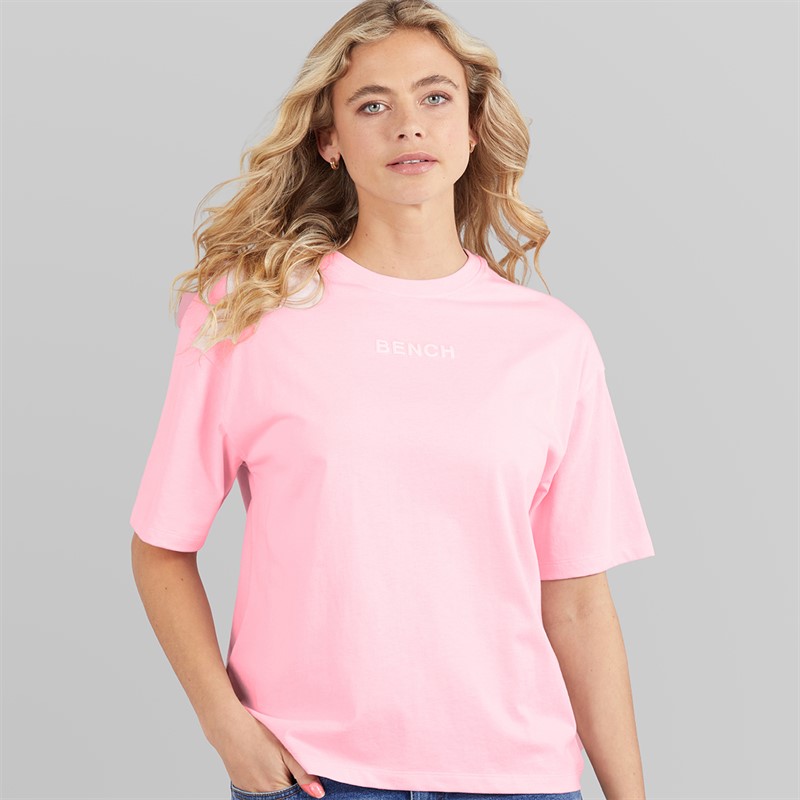 Bench Womens Lilla T-Shirt Pink