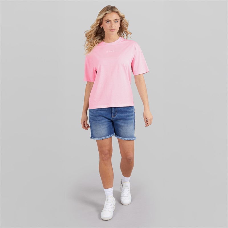 Bench Womens Lilla T-Shirt Pink