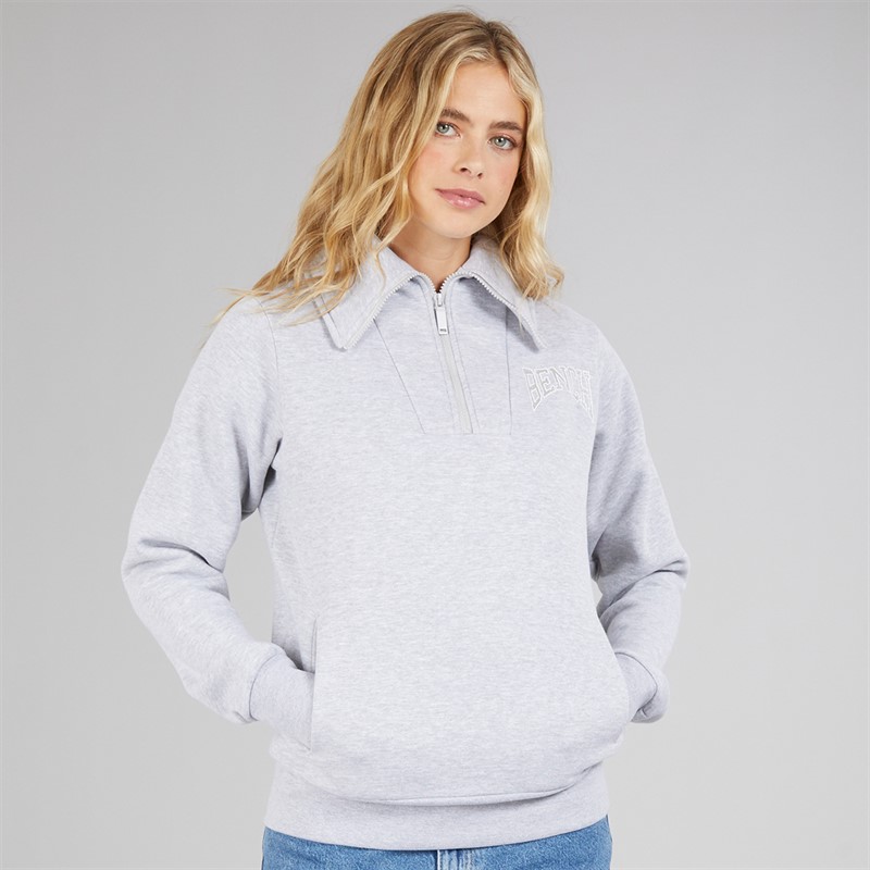 Bench Womens Kessa Sweatshirt Grey Marl
