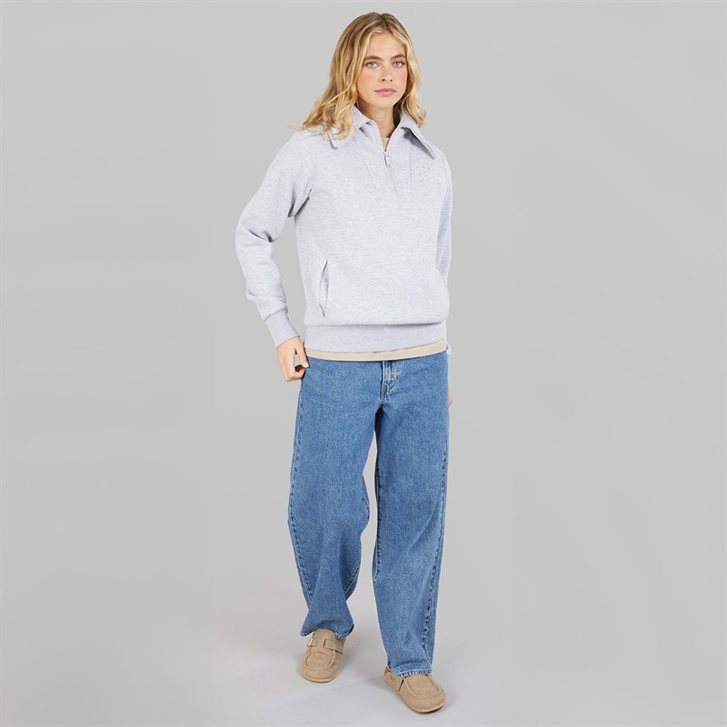 Bench Womens Kessa Sweatshirt Grey Marl