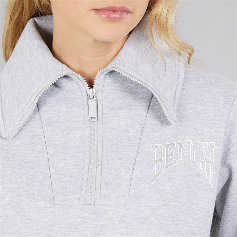 Bench Womens Kessa Sweatshirt Grey Marl