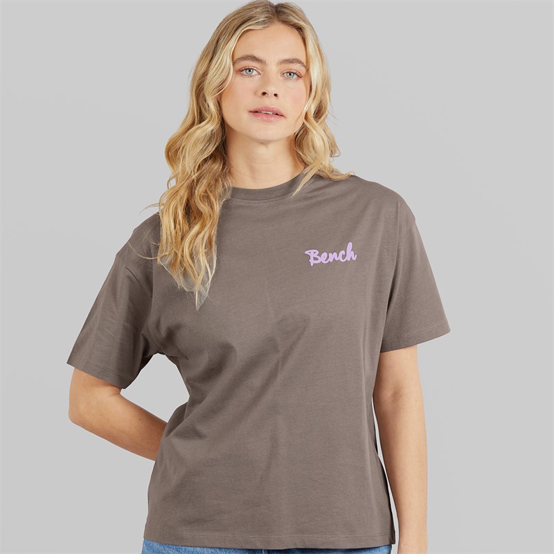 Bench Womens Enalla T-Shirt Charcoal