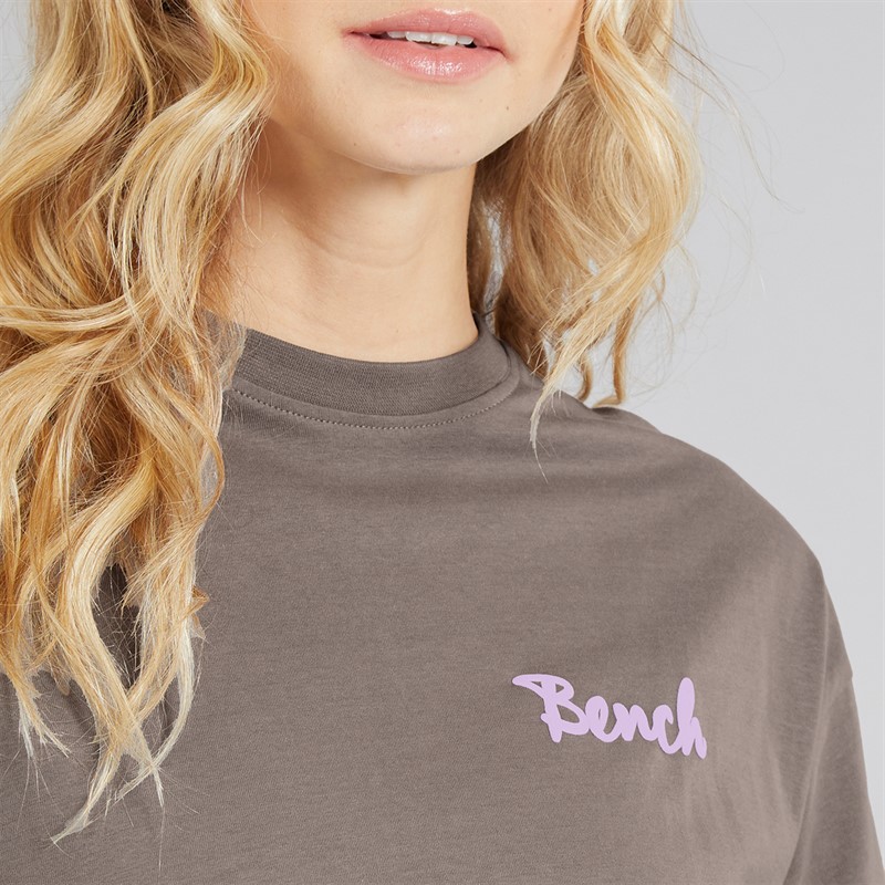 Bench Womens Enalla T-Shirt Charcoal