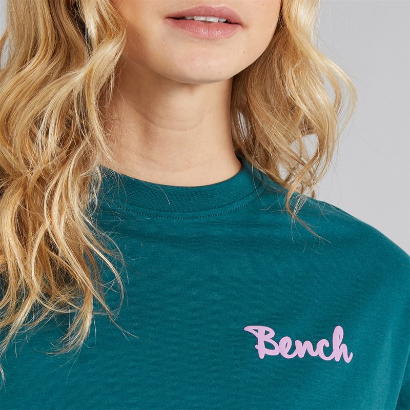 Bench Womens Enalla T-Shirt Deep Teal