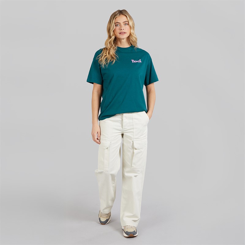 Bench Womens Enalla T-Shirt Deep Teal
