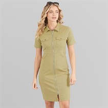 Bench Womens Jasunu Dress Light Khaki