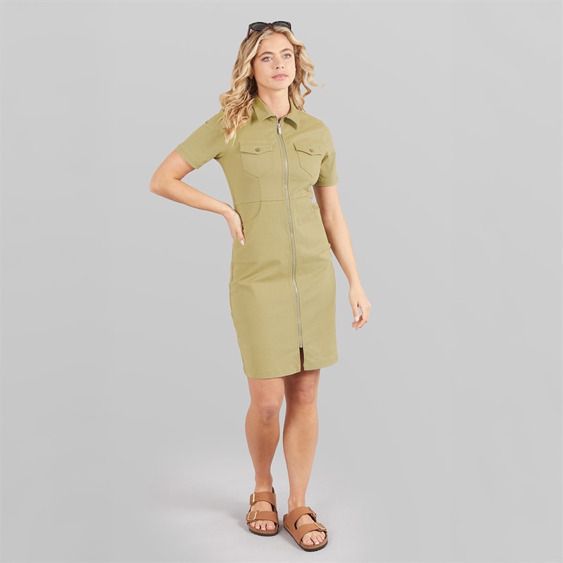 Bench Womens Jasunu Dress Light Khaki