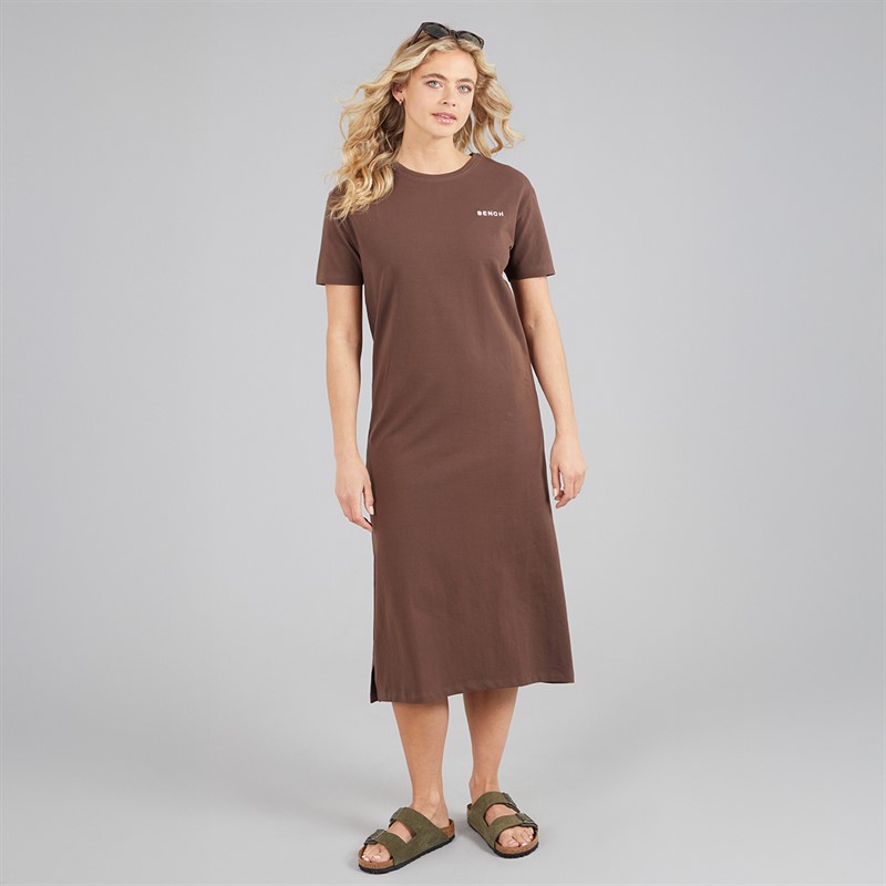 Bench Womens Saha Dress Chocolate