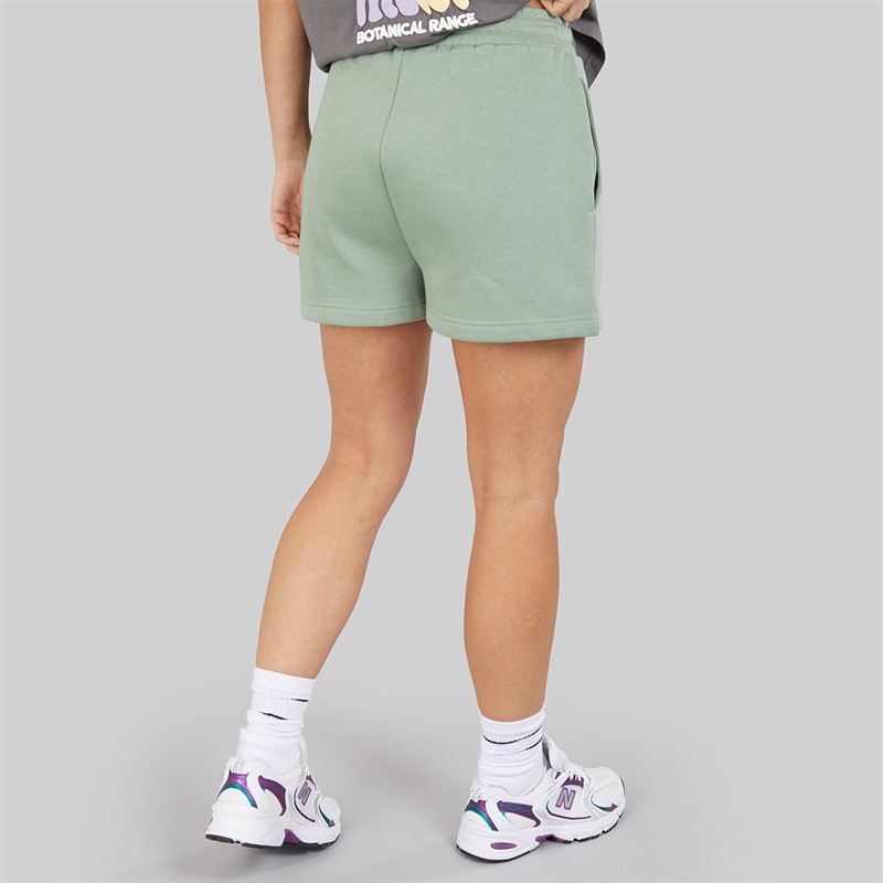 Bench Womens Loanne Fleece Shorts Sage Green