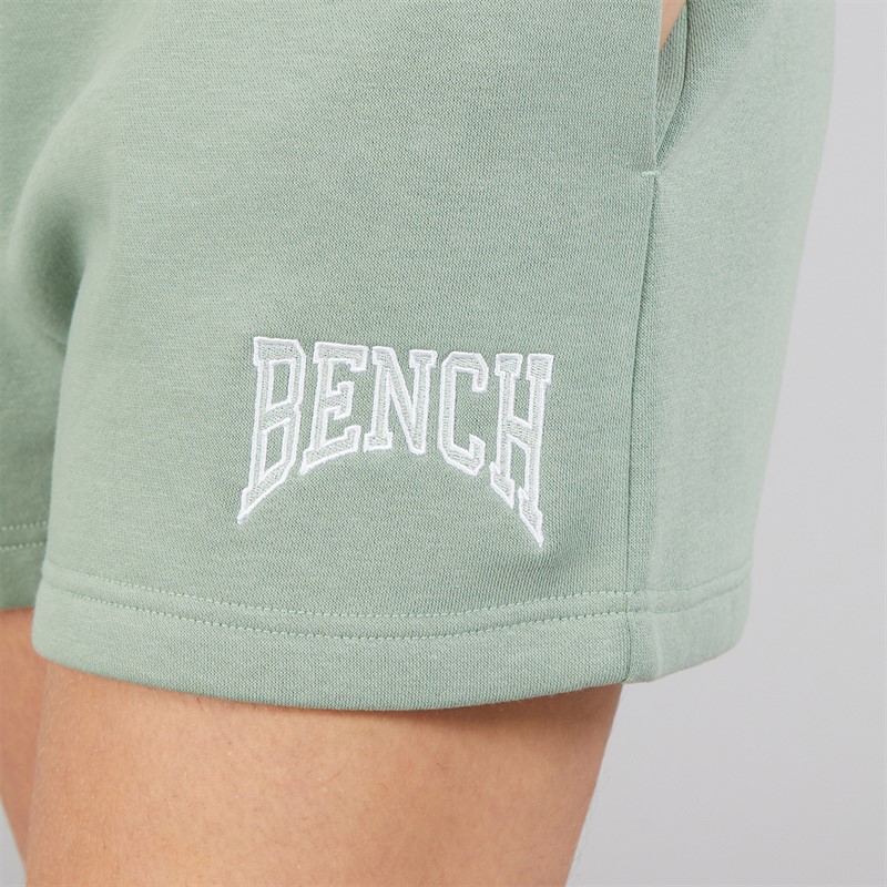 Bench Womens Loanne Fleece Shorts Sage Green