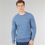 Bench Mens Vallo Crew Neck Jumper Slate Blue