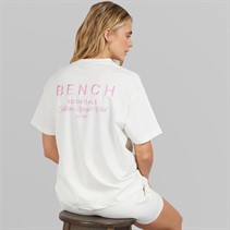 Bench Womens Tisyn T-Shirt And Shorts Set Winter White