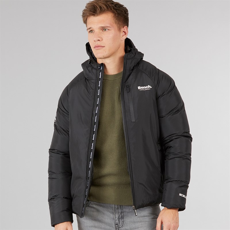 Bench Mens Rafera Padded Jacket A Black