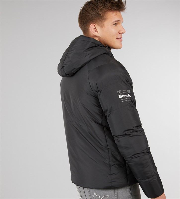 Bench Mens Rafera Padded Jacket A Black