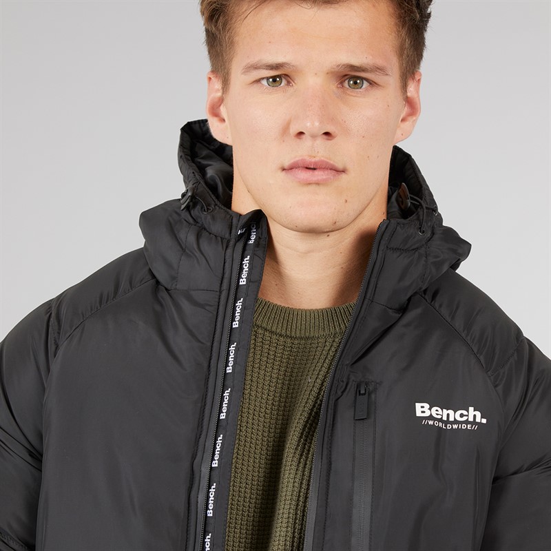 Bench Mens Rafera Padded Jacket A Black