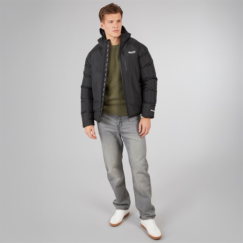 Bench Mens Rafera Padded Jacket A Black