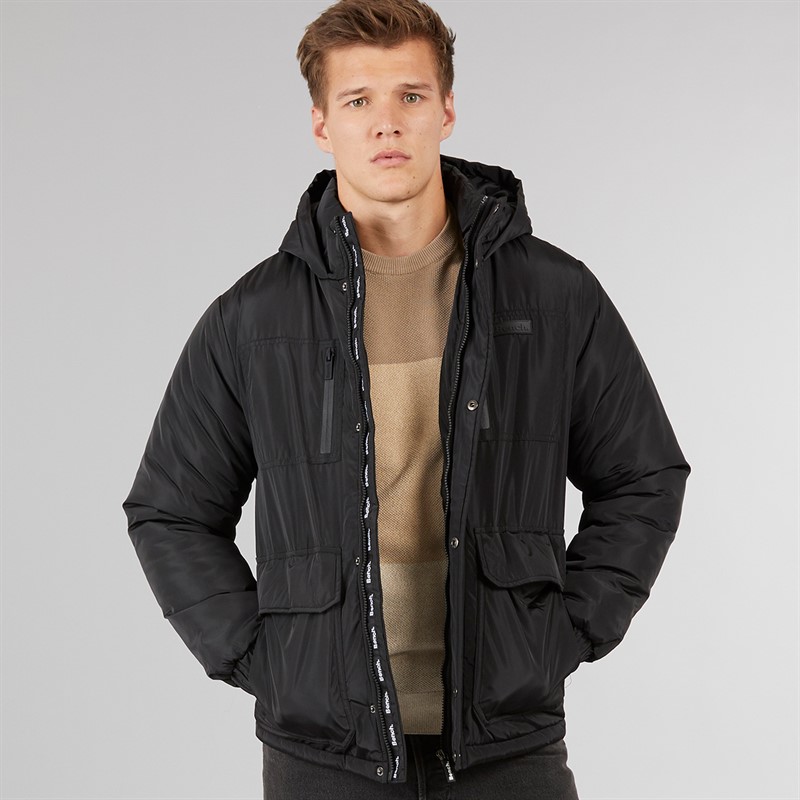 Bench Mens Loderi Padded Jacket A Black