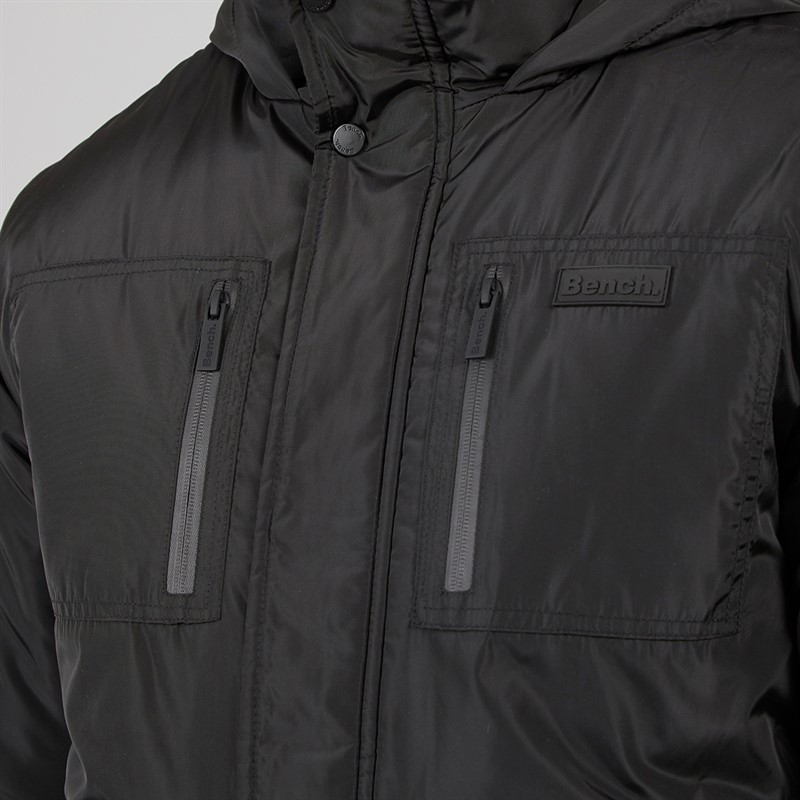 Bench Mens Loderi Padded Jacket A Black