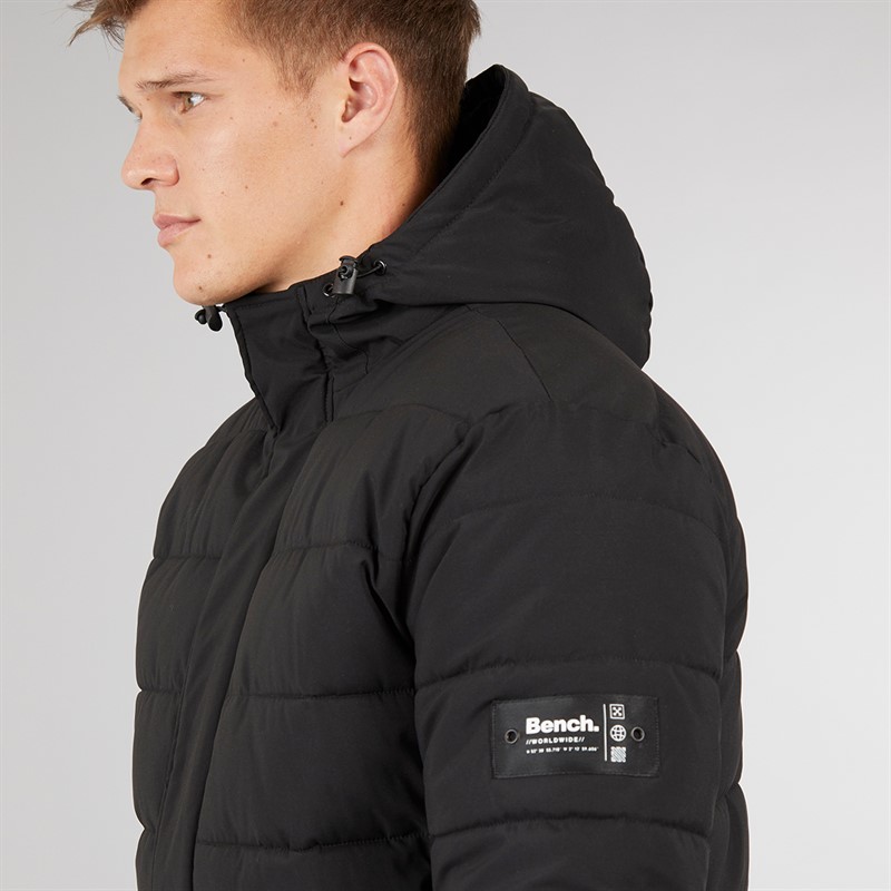 Bench Mens Voroni Padded Jacket A Black