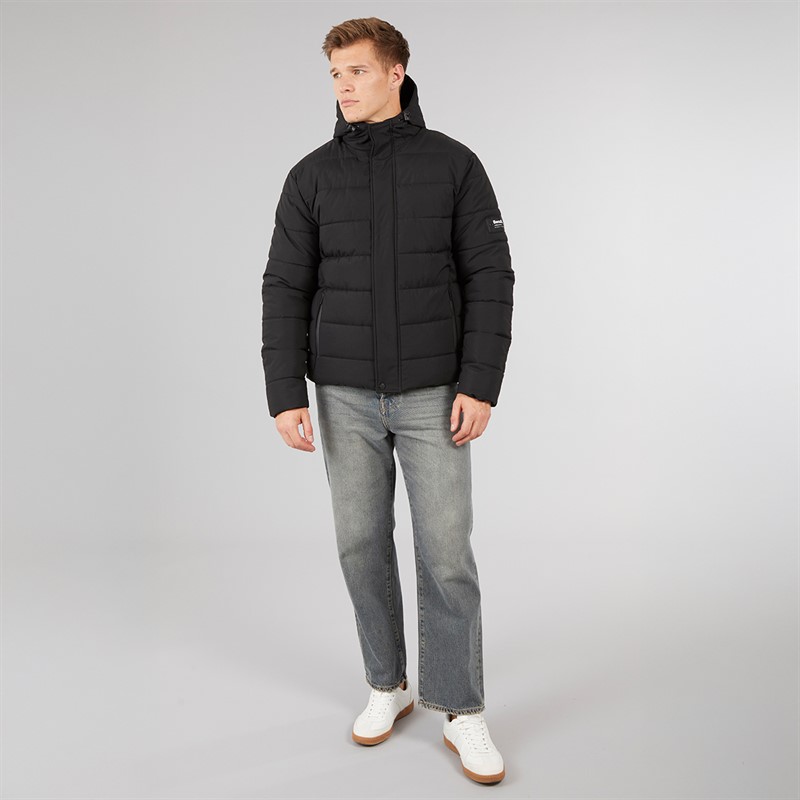 Bench Mens Voroni Padded Jacket A Black