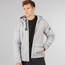 Bench Mens Valana Jacket Circular Grey