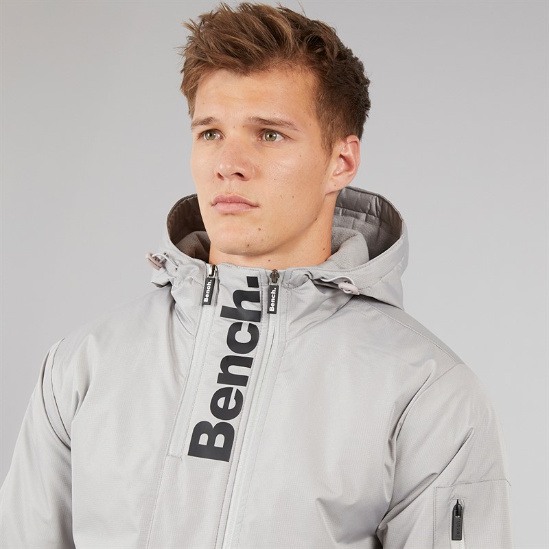 Bench Mens Valana Jacket Circular Grey