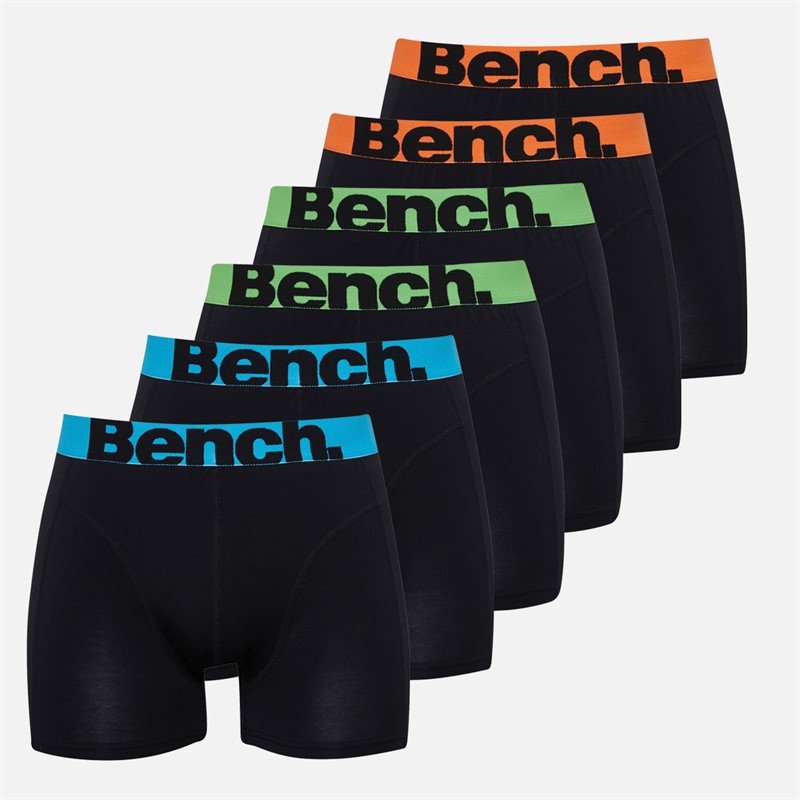 Bench Mens Hozier Six Pack Trunks Black/Black/Black