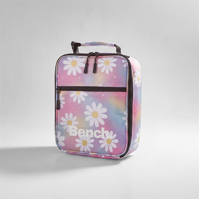 Bench Girls Backpack And Accessories Set Pastel Rainbow With Daisy Print