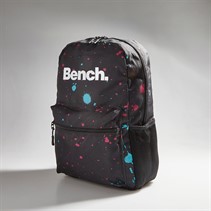Bench Kids Backpack Black/Turquoise/Magenta Splatter