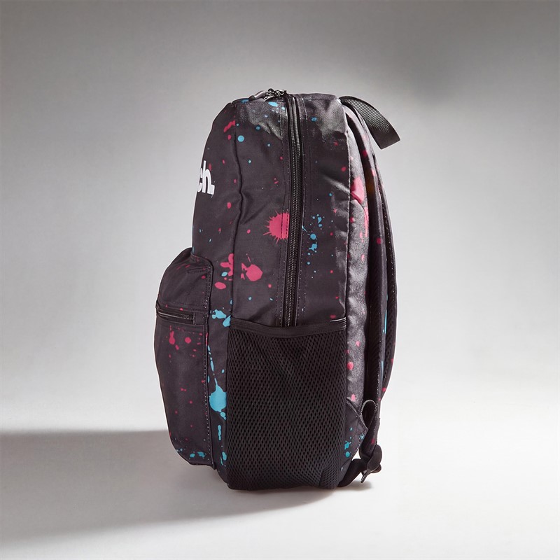 Bench Kids Backpack Black/Turquoise/Magenta Splatter
