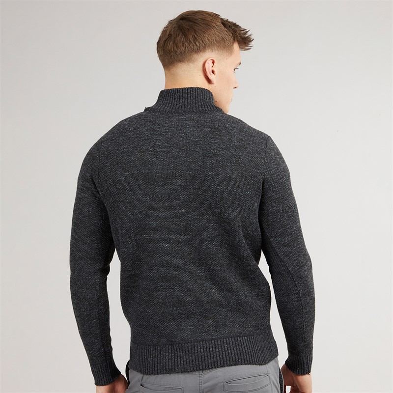 Bench Mens Palacio Jumper Black Marl