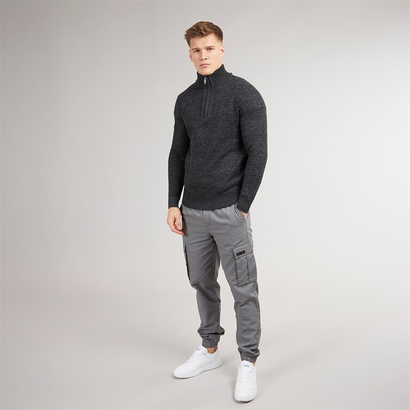 Bench Mens Palacio Jumper Black Marl