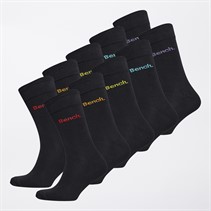Bench Mens West Ten Pack Dress Socks Black