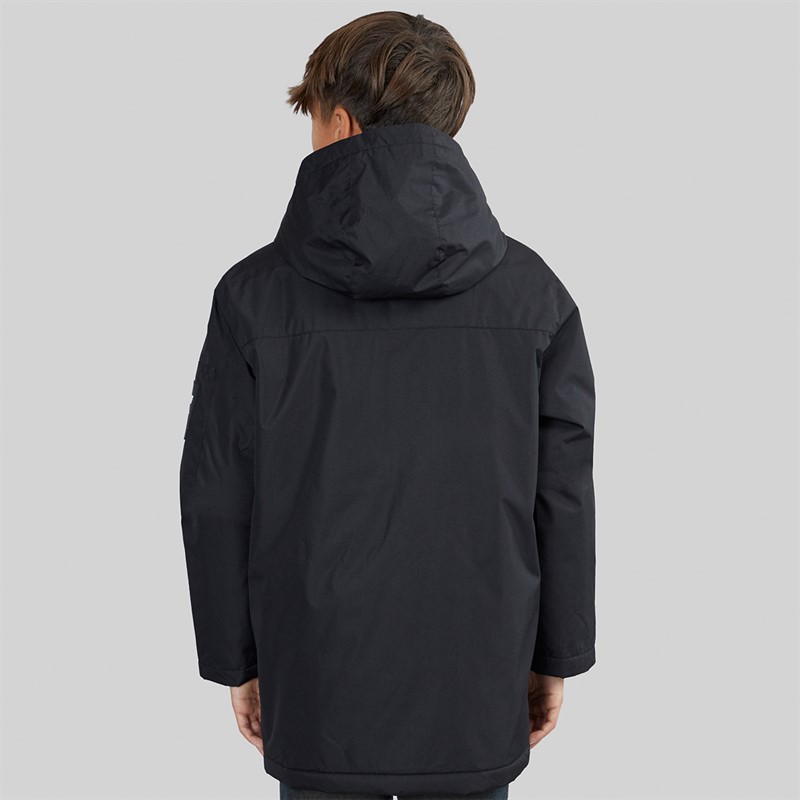 Bench Boys Sandofini Hooded Coat Black