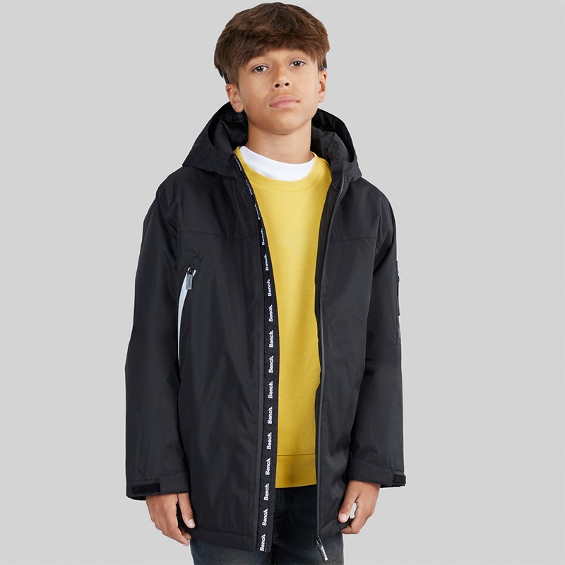 Bench Boys Sandofini Hooded Coat Black
