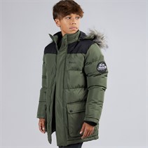Bench Boys Propp Padded Parka Coat Khaki