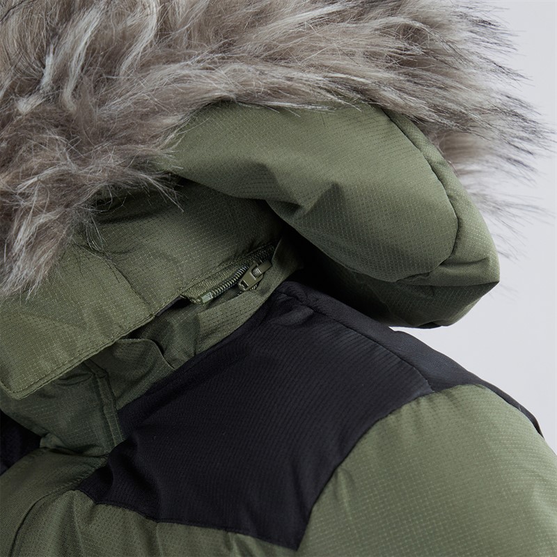 Bench Boys Propp Padded Parka Coat Khaki