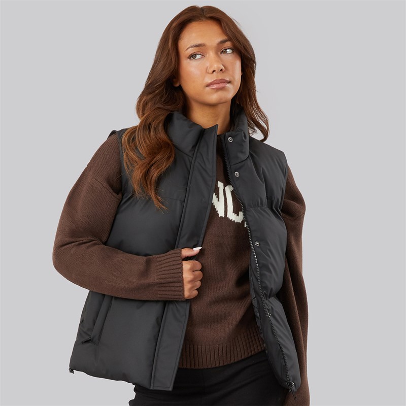 Bench Womens Kloh Puffer Gilet Black