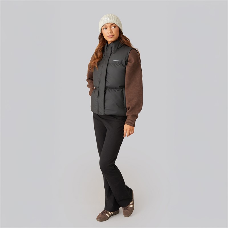 Bench Womens Kloh Puffer Gilet Black