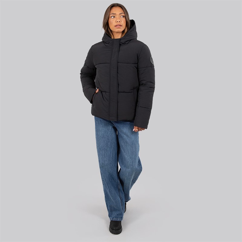 Bench Womens Alene Puffer Coat Black