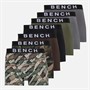 Bench Mens Seven Pack Jacquard Waistband Boxers Camo Aop/Charcoal Marl/Khaki/Camo Aop/Steel Grey/Ground Coffee/Black