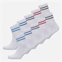 Bench Mens Ten Pack Quarter Socks White