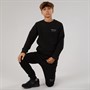 Bench Boys Techshun Sweatshirt And Joggers Tracksuit Black