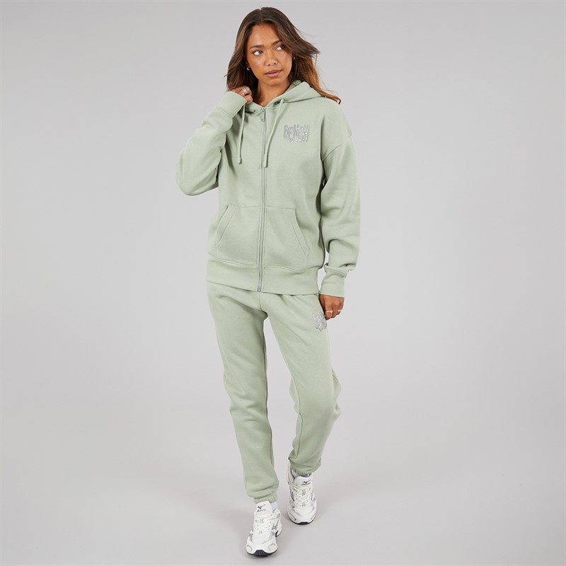 Bench Womens Zelun Tracksuit Sage Green