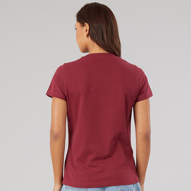 Bench Womens Ishra Three Pack T-Shirts Grey Marl/Cordovan/Navy