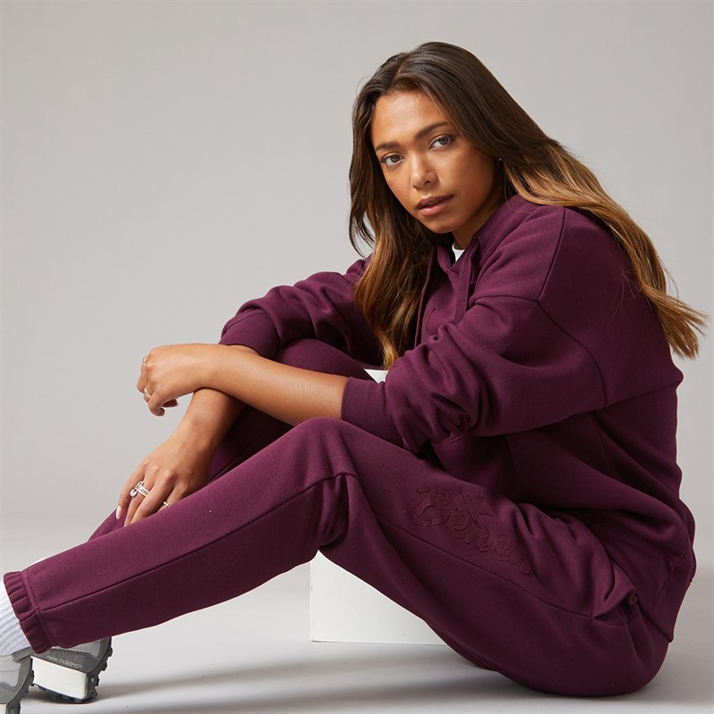 Bench Womens Lyara Tracksuit Cherry Lacquer
