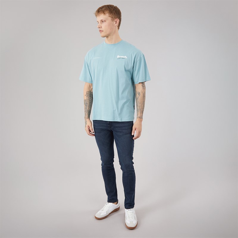 Bench Mens Tedder Slim Jeans Dark Indigo Wash