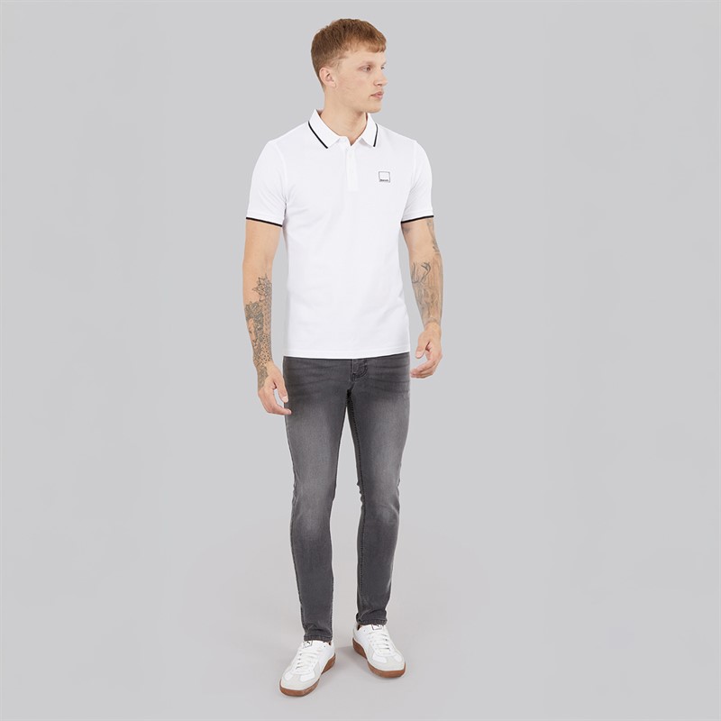 Bench Mens Sivada Skinny Jeans Mid Grey